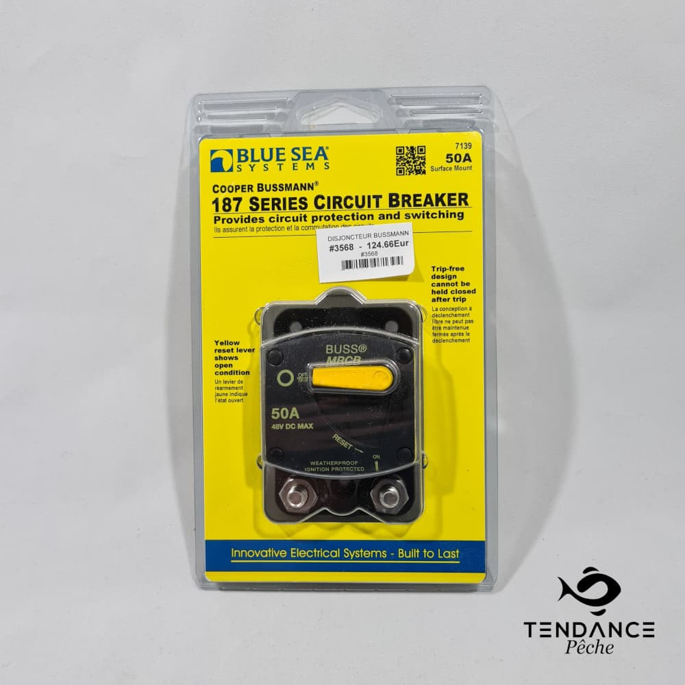 Disjoncteur Bussman - Sierra - 187 Série Circuit Breaker 