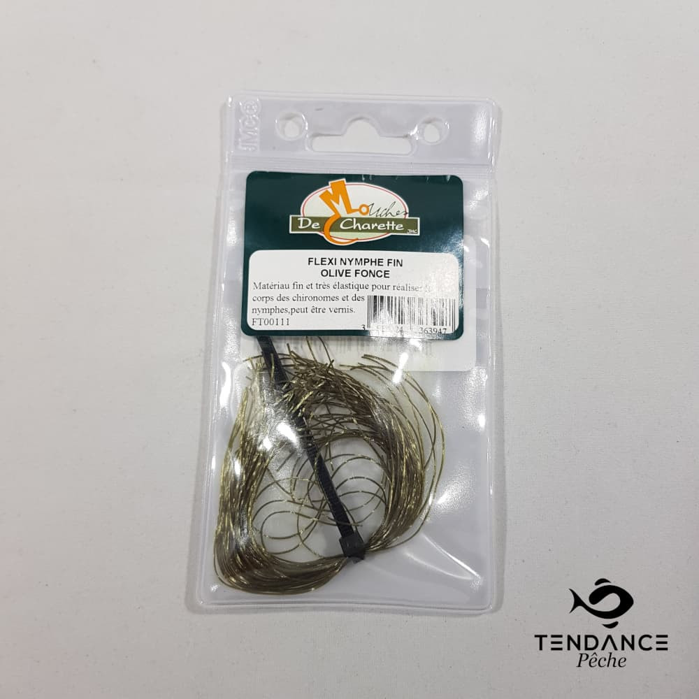 Flexi Nymphe - Mouches De Charette - Olive Foncé 