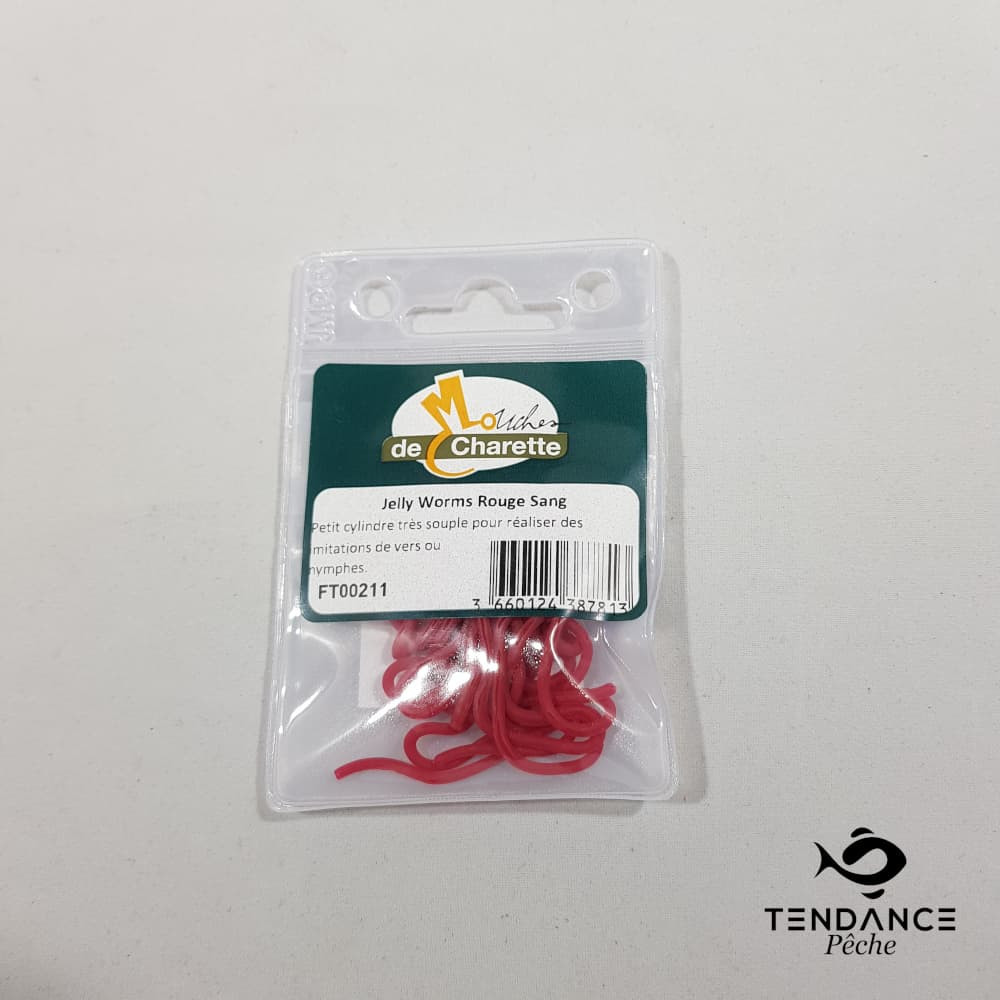 Jelly Worms - Mouches De Charette - Rouge Sang