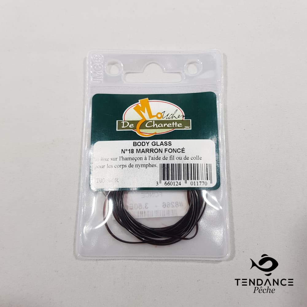 Body Glass - MOUCHES DE CHARETTE - Marron foncé 