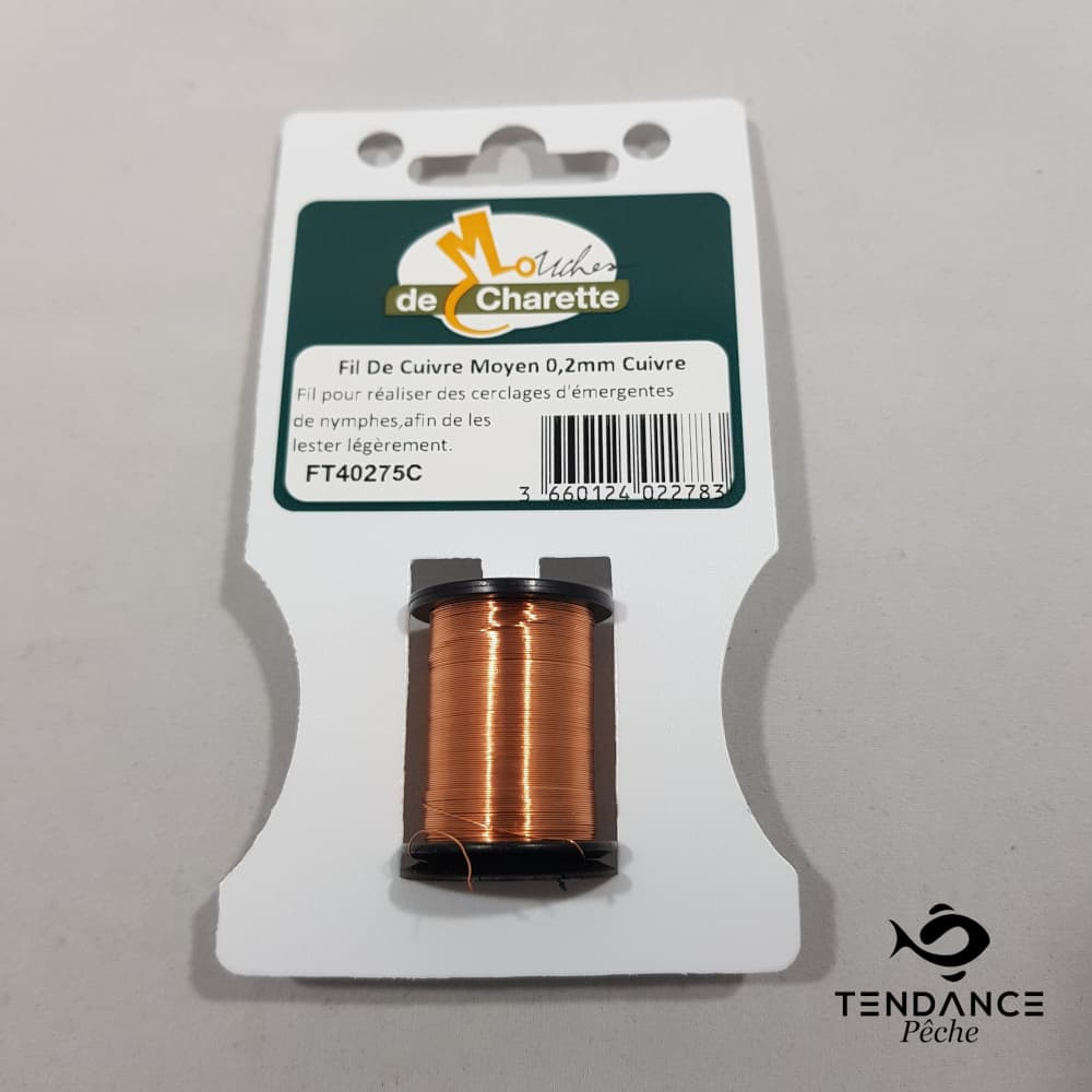 Fil De Cuivre 0.2 Mm - Mouches De Charette - Cuivre