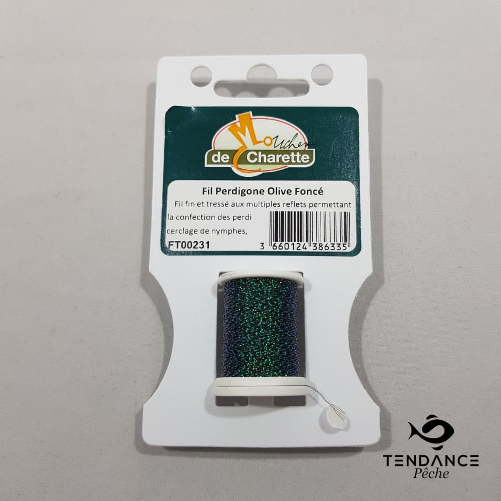 Fil Perdigone - Mouches De Charette - Olive Foncé 
