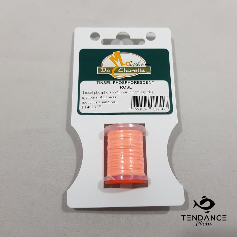 Tinsel Phosphorescent - MOUCHES DE CHARETTE - Rose