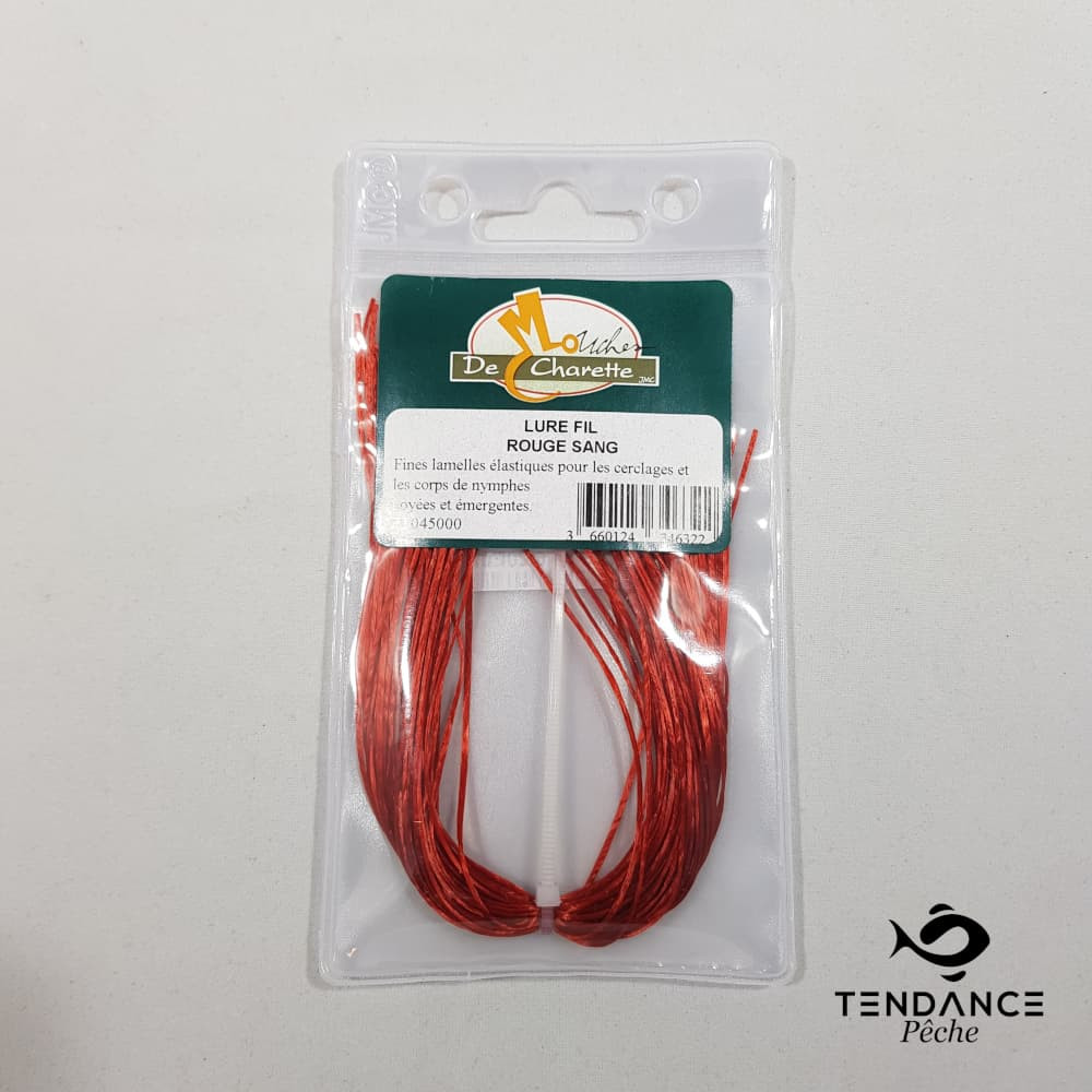 Lure Fil - Mouches De Charette - Rouge Sang