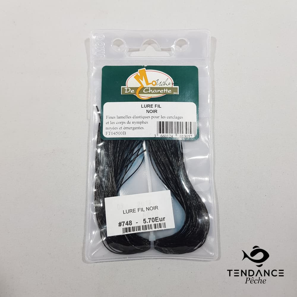 Lure Fil - Mouches De Charette - Noir