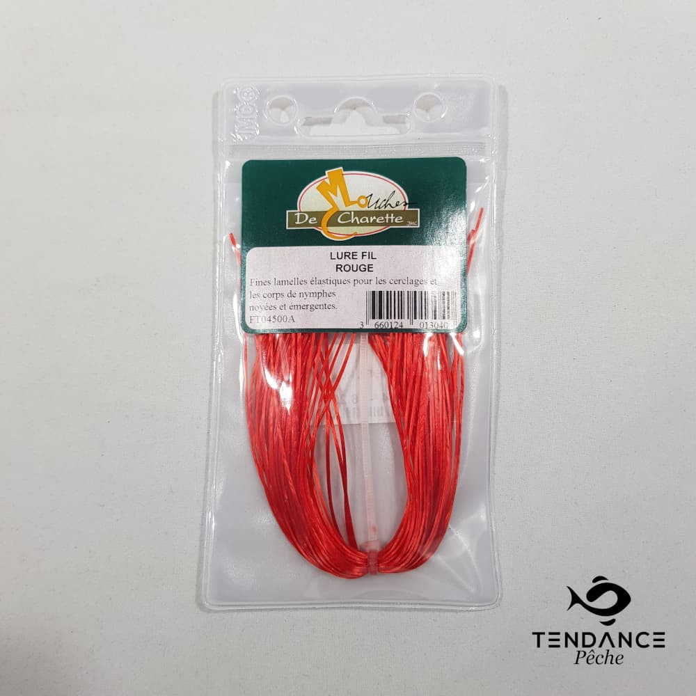 Lure Fil - Mouches De Charette - Rouge