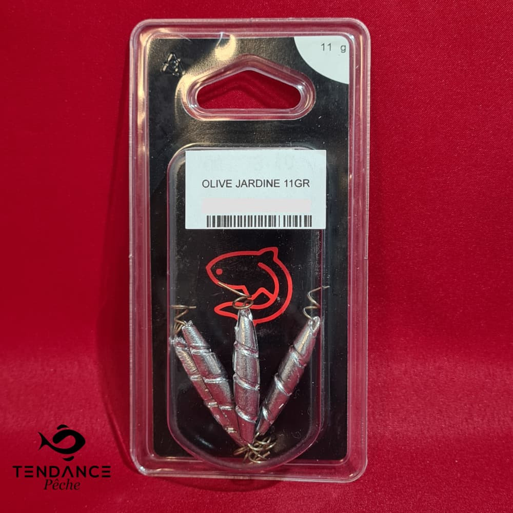 Plomb Olive Jardine X4 - Lemer - 11 Grammes Par 4