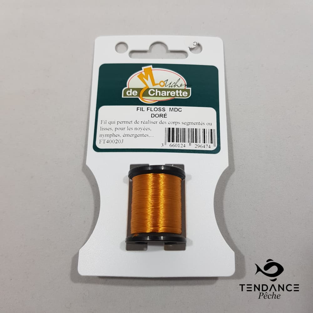 Fil Floss - MOUCHES DE CHARETTE - Doré 