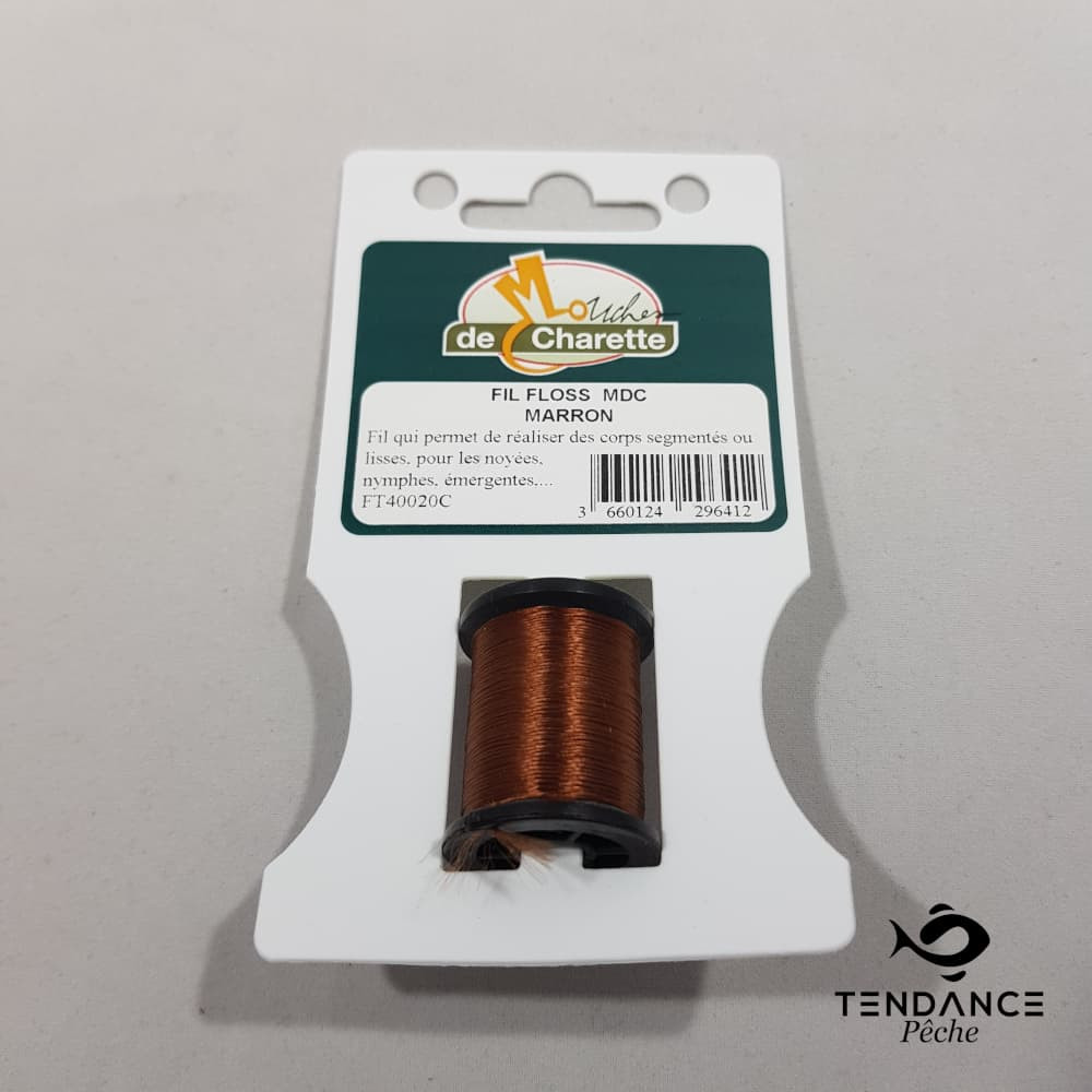 Fil Floss - Mouches De Charette - Marron