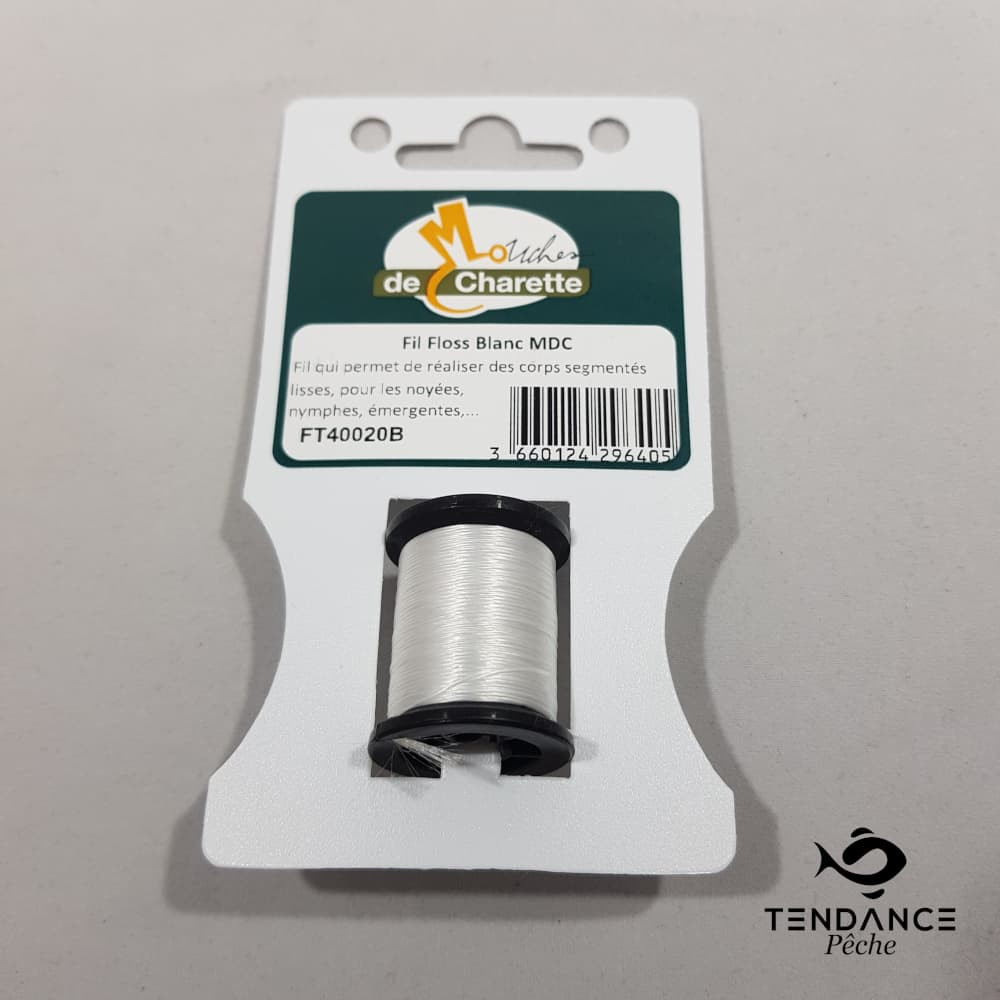 Fil Floss - Mouches De Charette - Blanc