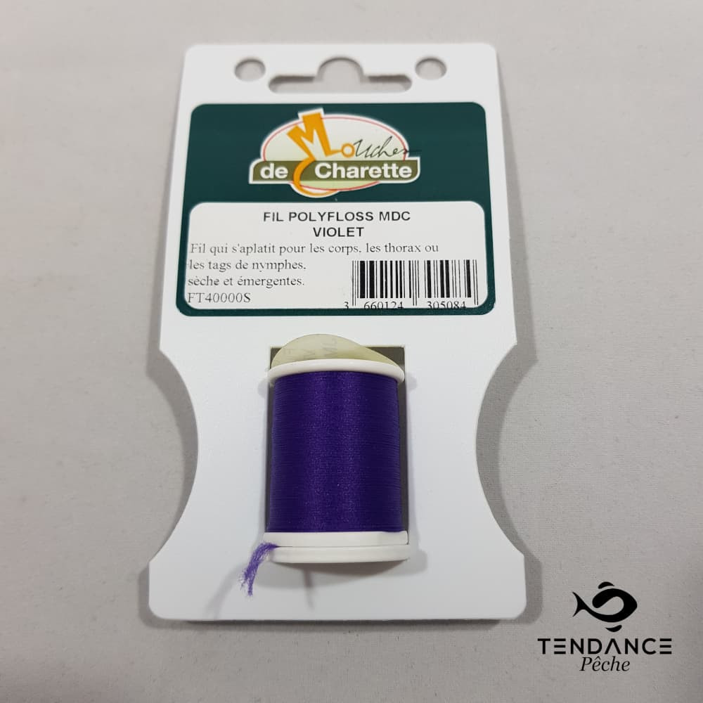 Fil Polyfloss - MOUCHES DE CHARETTE - Violet