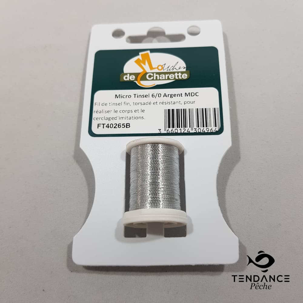 Micro Tinsel - Mouches De Charette - Argent 