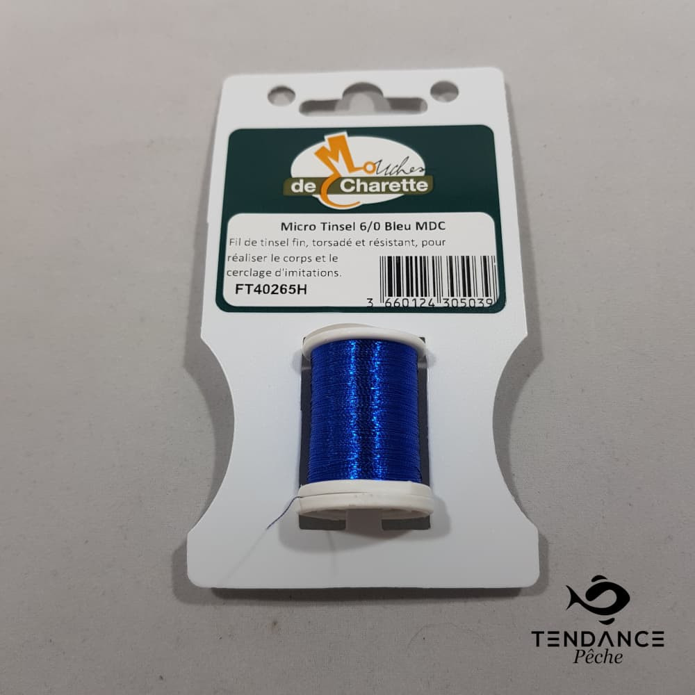Micro Tinsel - Mouches De Charette - Bleu