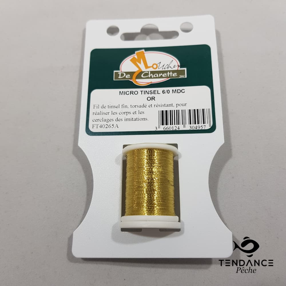 Micro Tinsel - Mouches De Charette - Or 