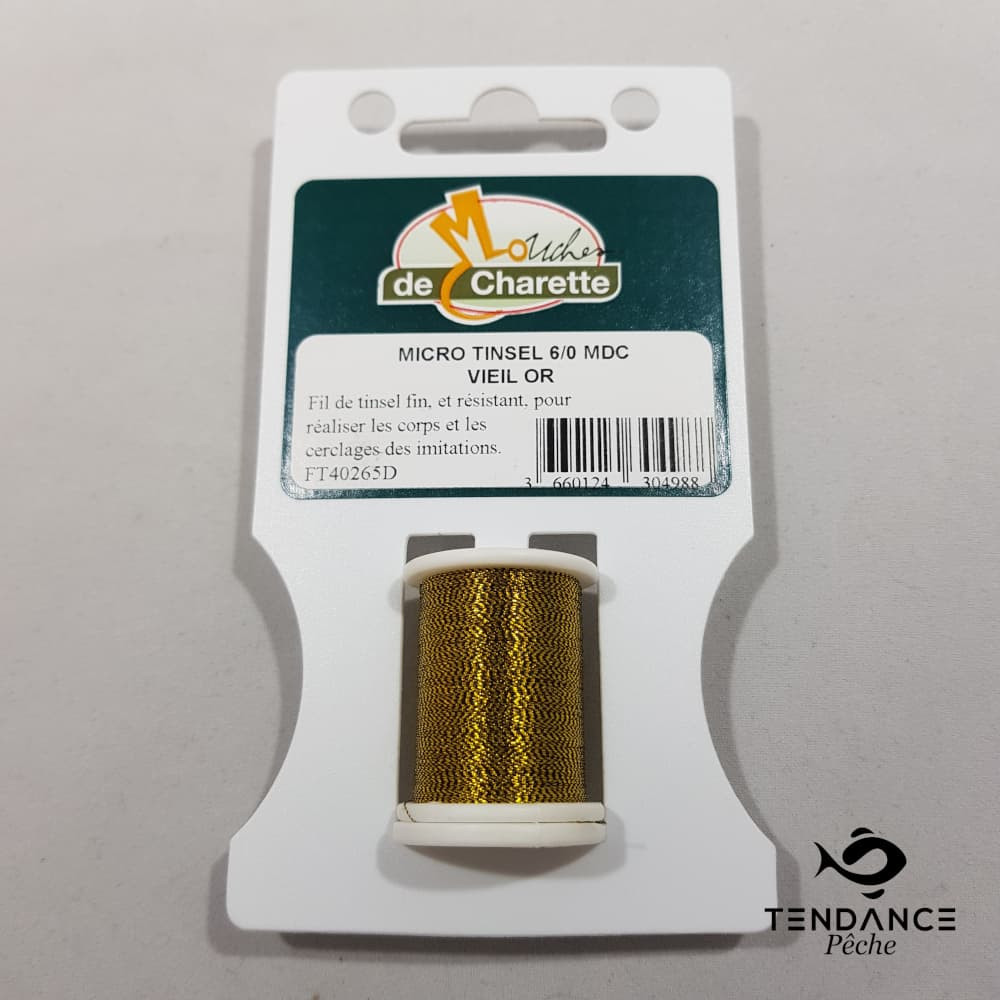 Micro Tinsel - Mouches De Charette - Vieil Or 