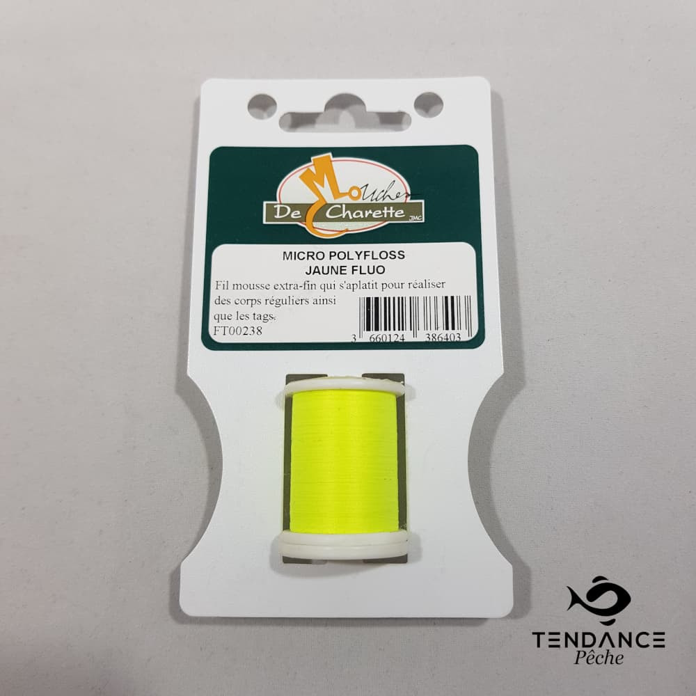 Micro Polyfloss - Mouches De Charette - Jaune Fluo 