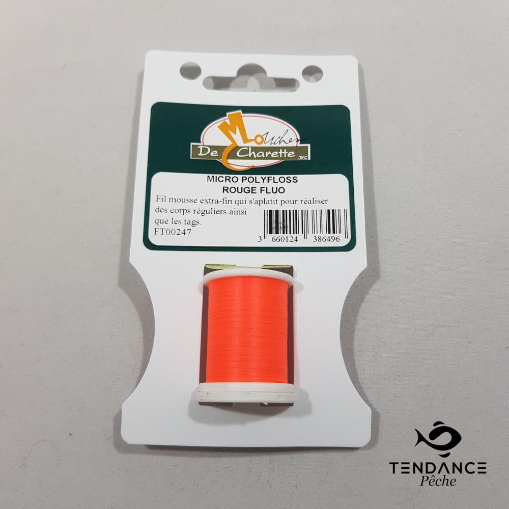 Micro Polyfloss - Mouches De Charette - Rouge Fluo 