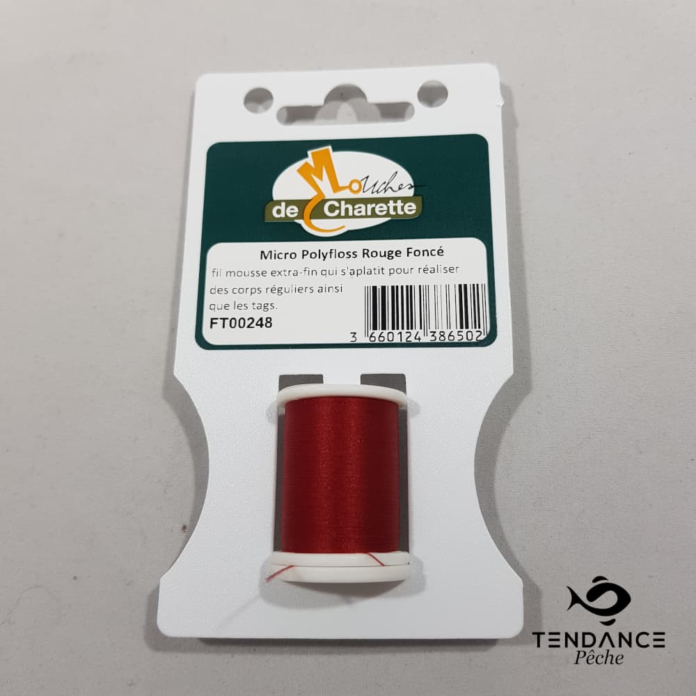 Micro Polyfloss - Mouches De Charette - Rouge Foncé