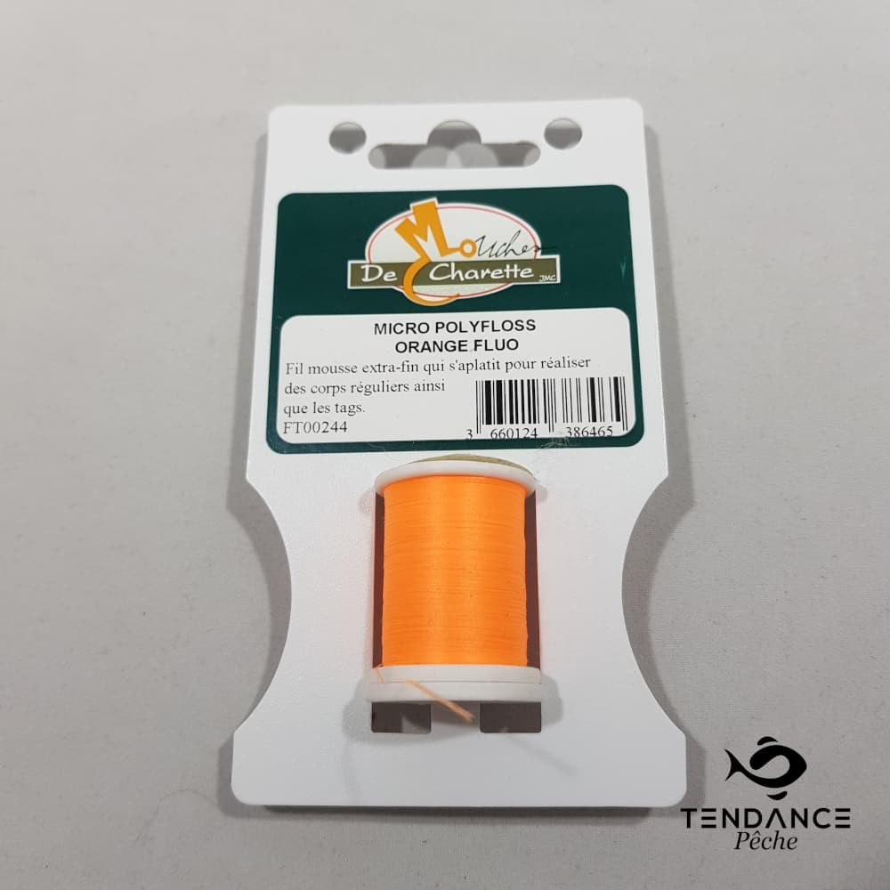 Micro Polyfloss - Mouches De Charette - Orange Fluo