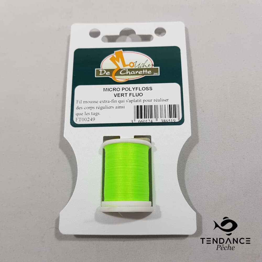 Micro Polyfloss - Mouches De Charette - Vert Fluo 