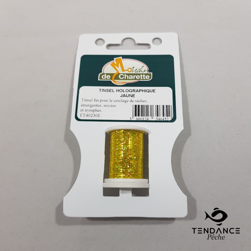 Tinsel Holographique - Mouches De Charette - Jaune