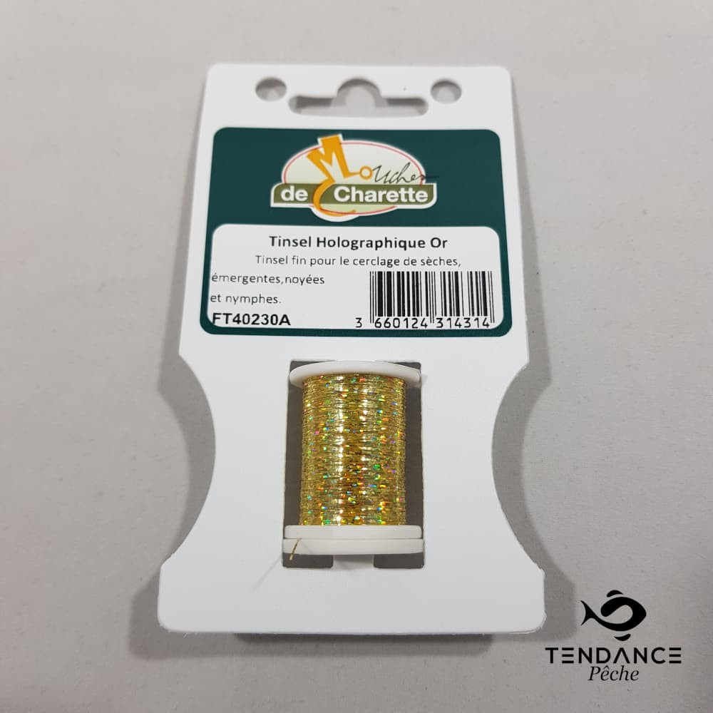 Tinsel Holographique - MOUCHES DE CHARETTE - Or 
