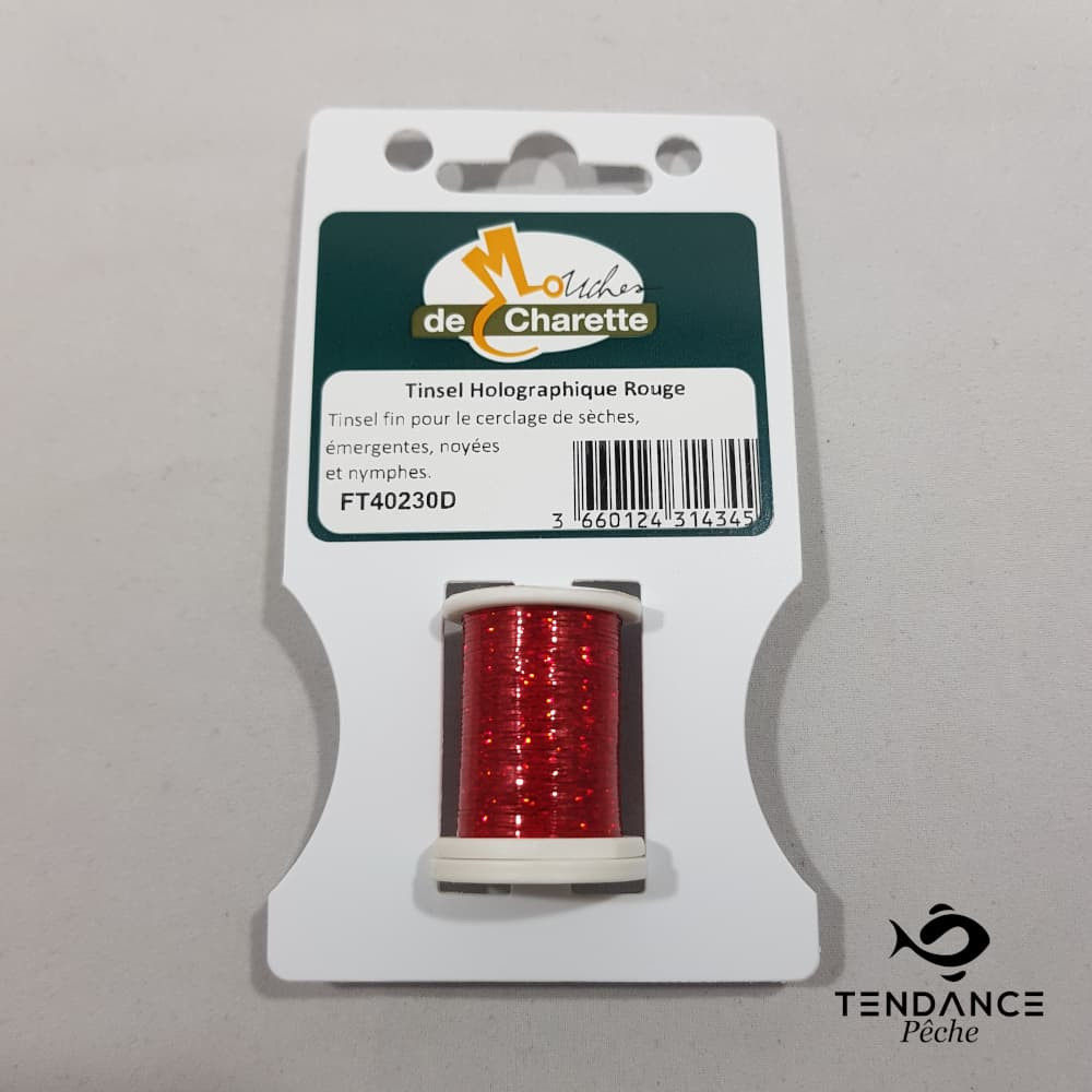 Tinsel Holographique - Mouches De Charette - Rouge