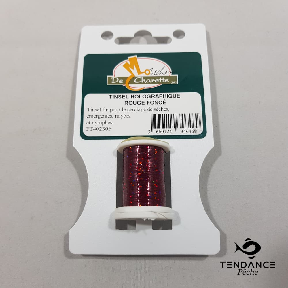Tinsel Holographique - Mouches De Charette - Rouge Foncé