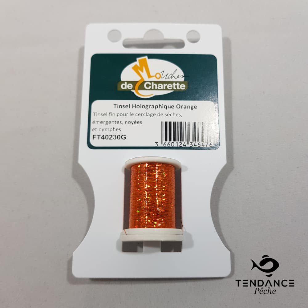 Tinsel Holographique - Mouches De Charette - Orange