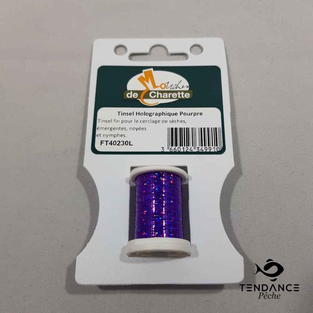 Tinsel Holographique - Mouches De Charette - Pourpre