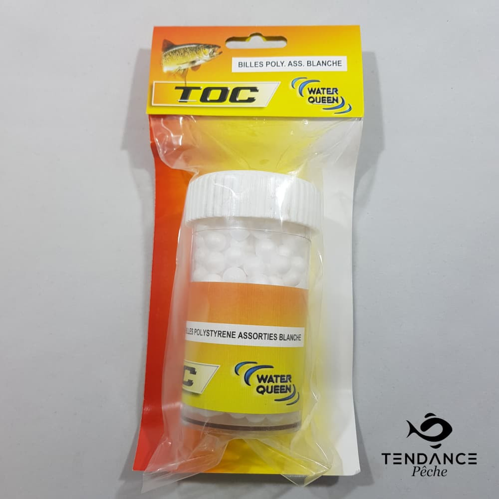 Billes en Polystyrène - WATER QUEEN - Blanc