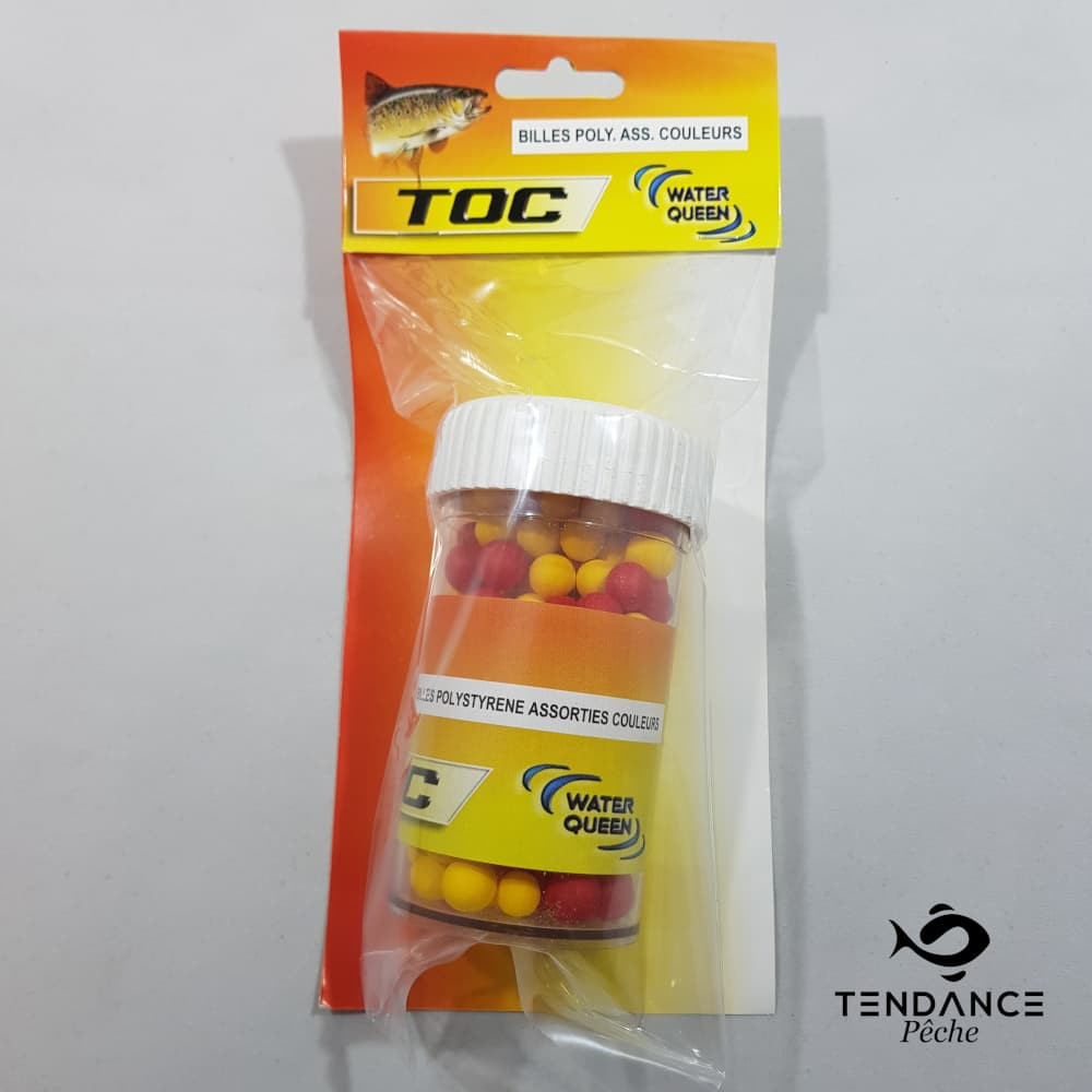 Billes En Polystyrène - Water Queen - Jaune - Orange