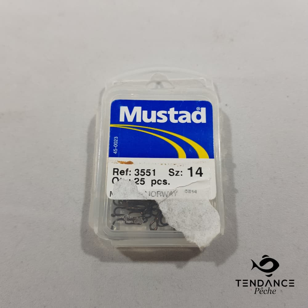Hameçons Bleu Renversés - Mustad - 14