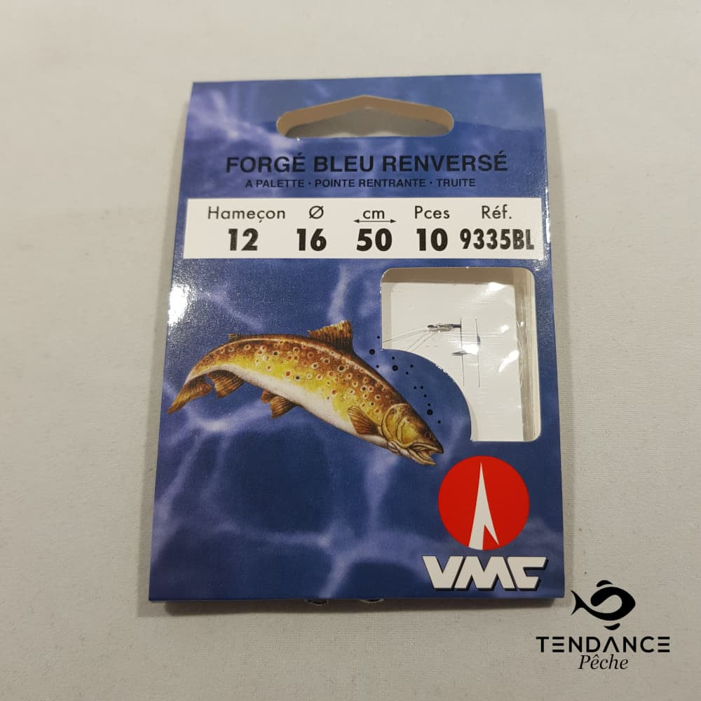 Hameçon forgé bleu renversé 9335 - VMC - H12/D16