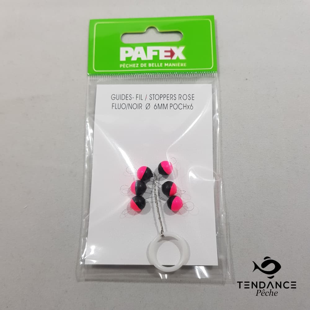 Guides Fil / Stoppers Fluo - Pafex - Rose Fluo 