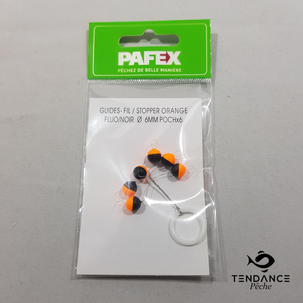 Guides fil / stoppers fluo - PAFEX - Orange Fluo