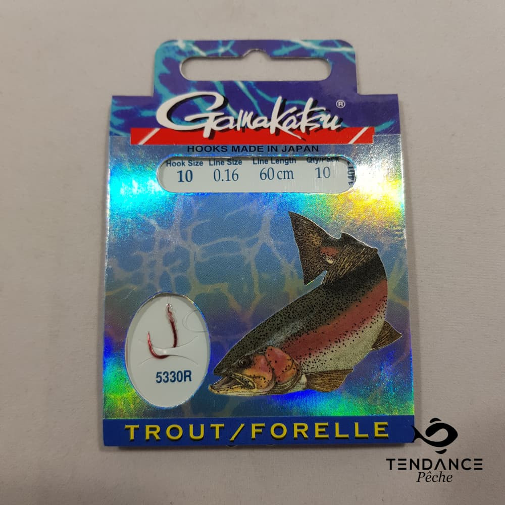 Hameçon monté 5330R - GAMAKATSU - H10/D16
