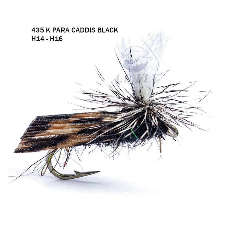Parachute Caddis H14 - BLACK (Noir) - RAINY'S