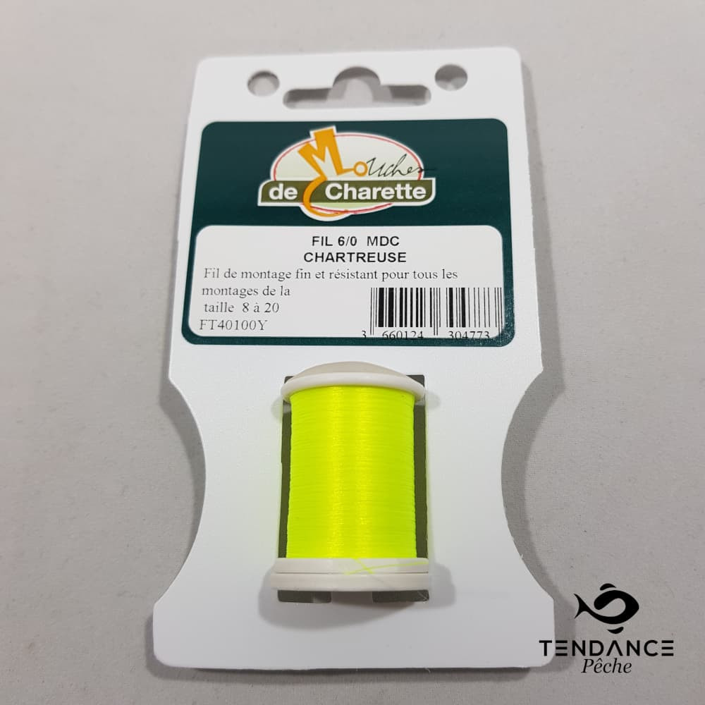 Fil 6/0 - Mouches De Charette - Chartreuse 
