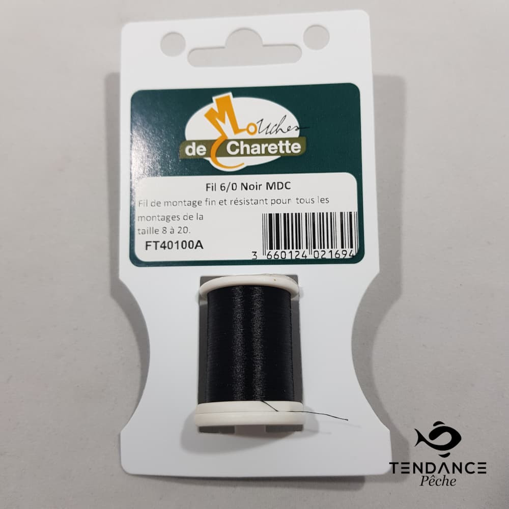 Fil 6/0 - Mouches De Charette - Noir