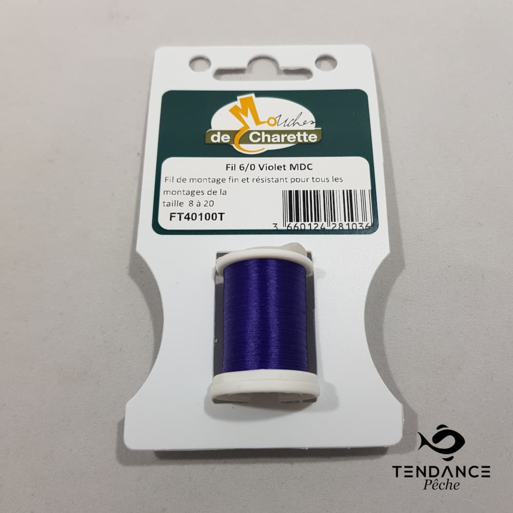Fil 6/0 - Mouches De Charette - Violet
