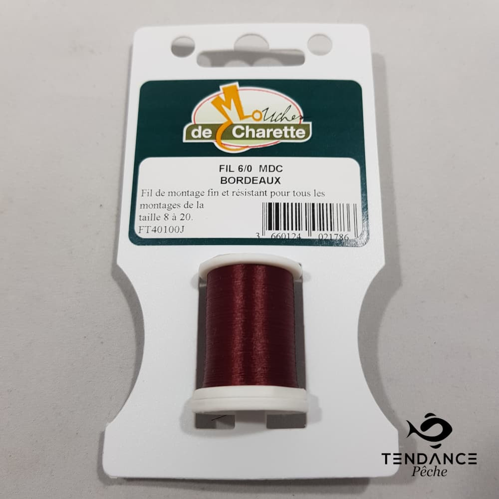 Fil 6/0 - Mouches De Charette - Bordeaux