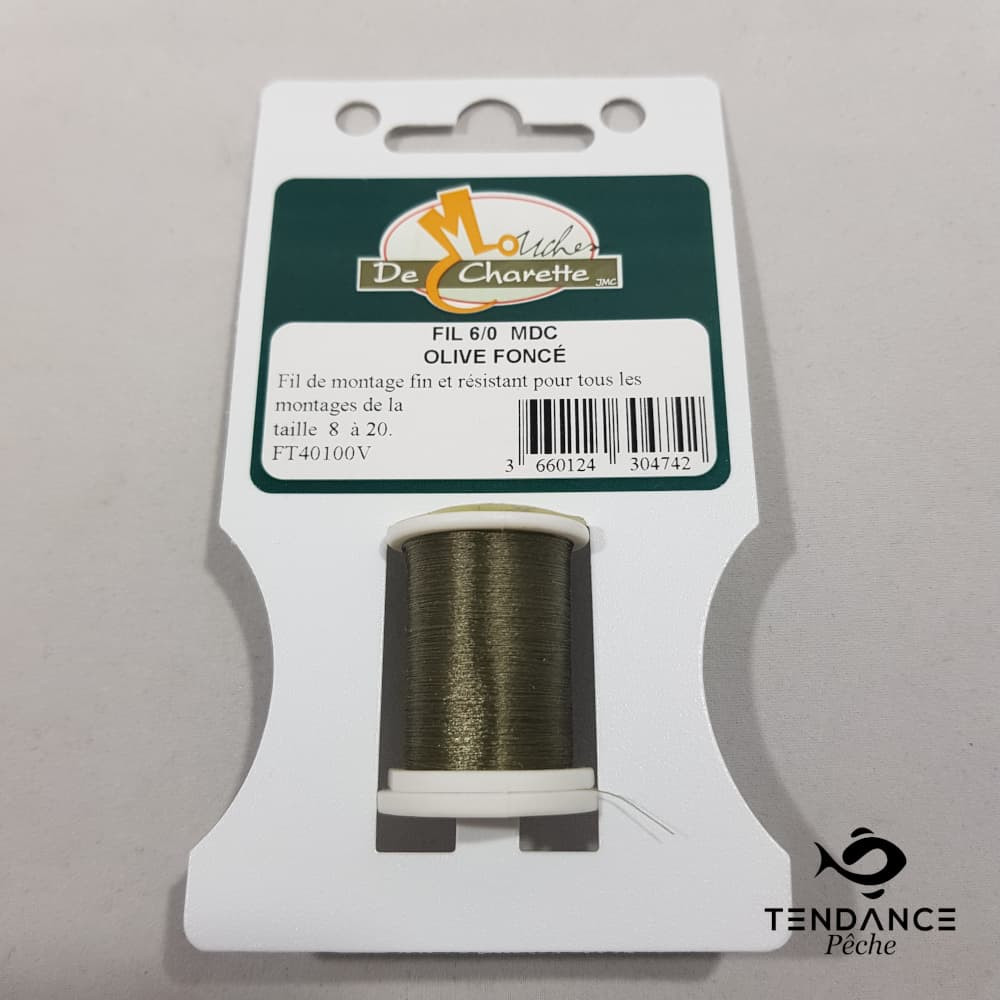 Fil 6/0 - Mouches De Charette - Olive Foncé 
