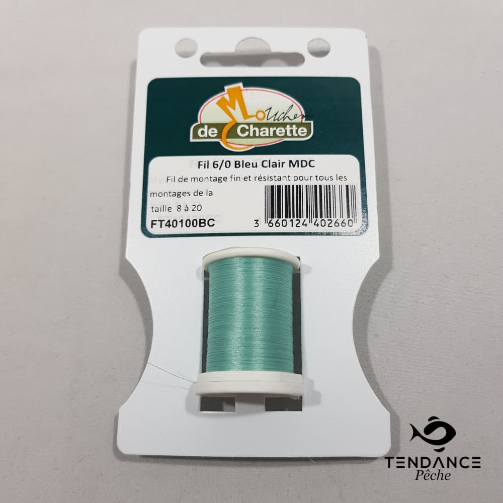 Fil 6/0 - Mouches De Charette - Bleu Clair 