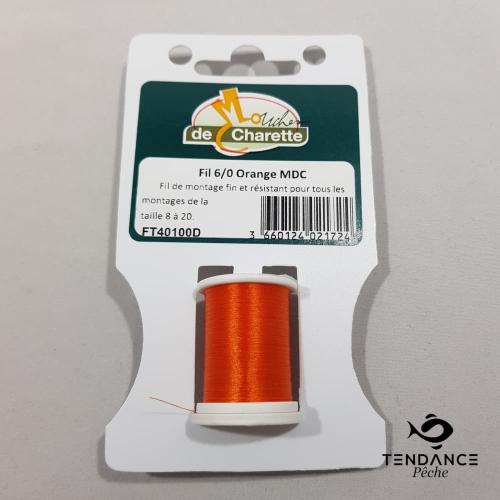 Fil 6/0 - Mouches De Charette - Orange