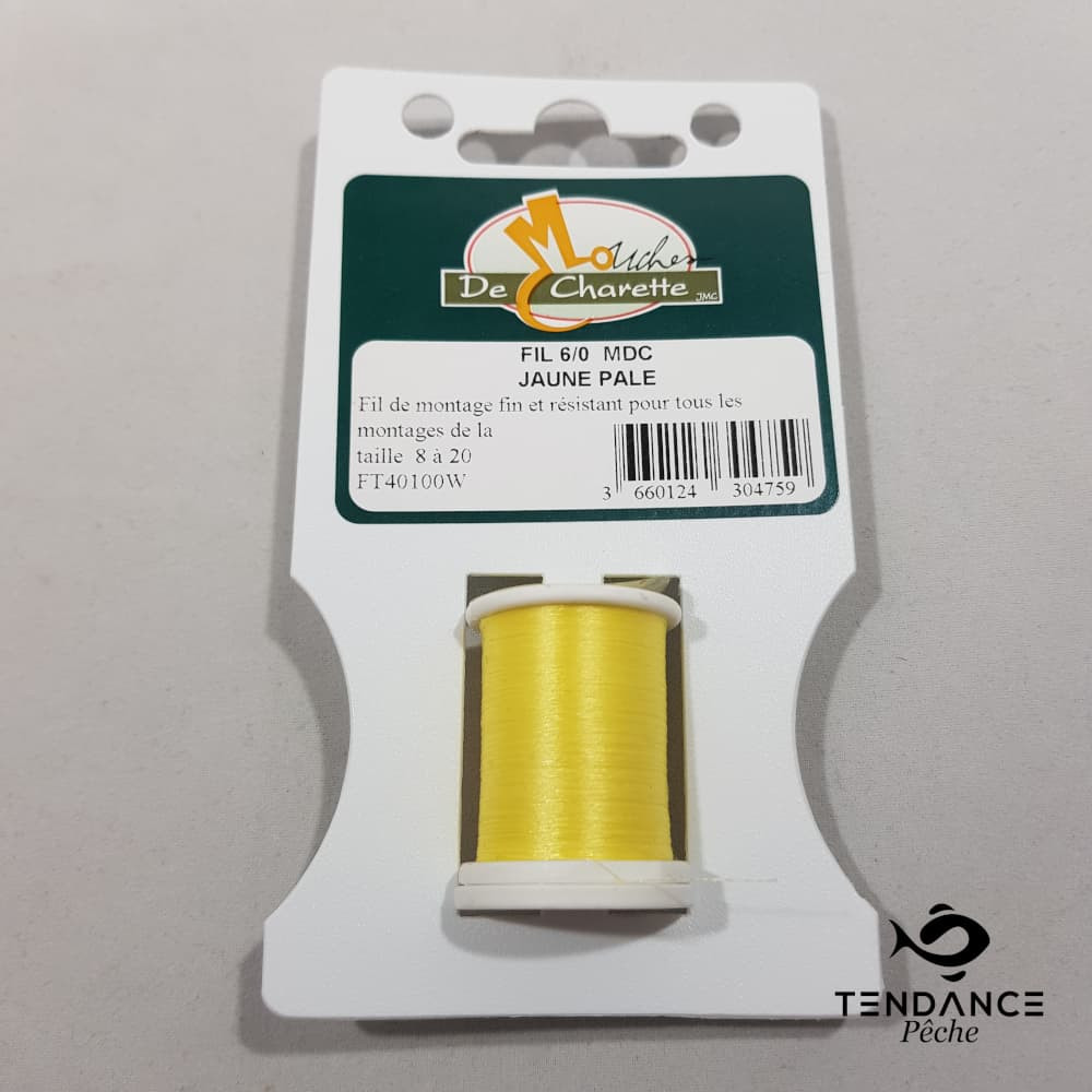Fil 6/0 - MOUCHES DE CHARETTE - Jaune Pâle 