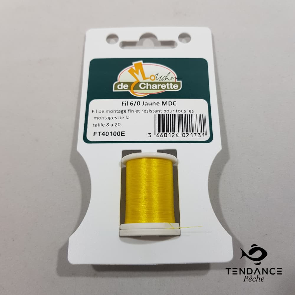 Fil 6/0 - Mouches De Charette - Jaune