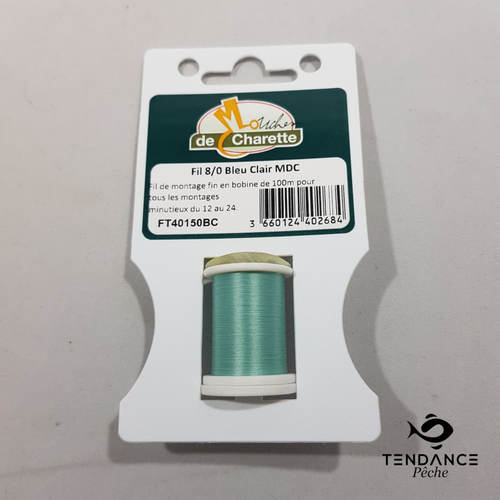 Fil 8/0 - Mouches De Charette - Bleu Clair 