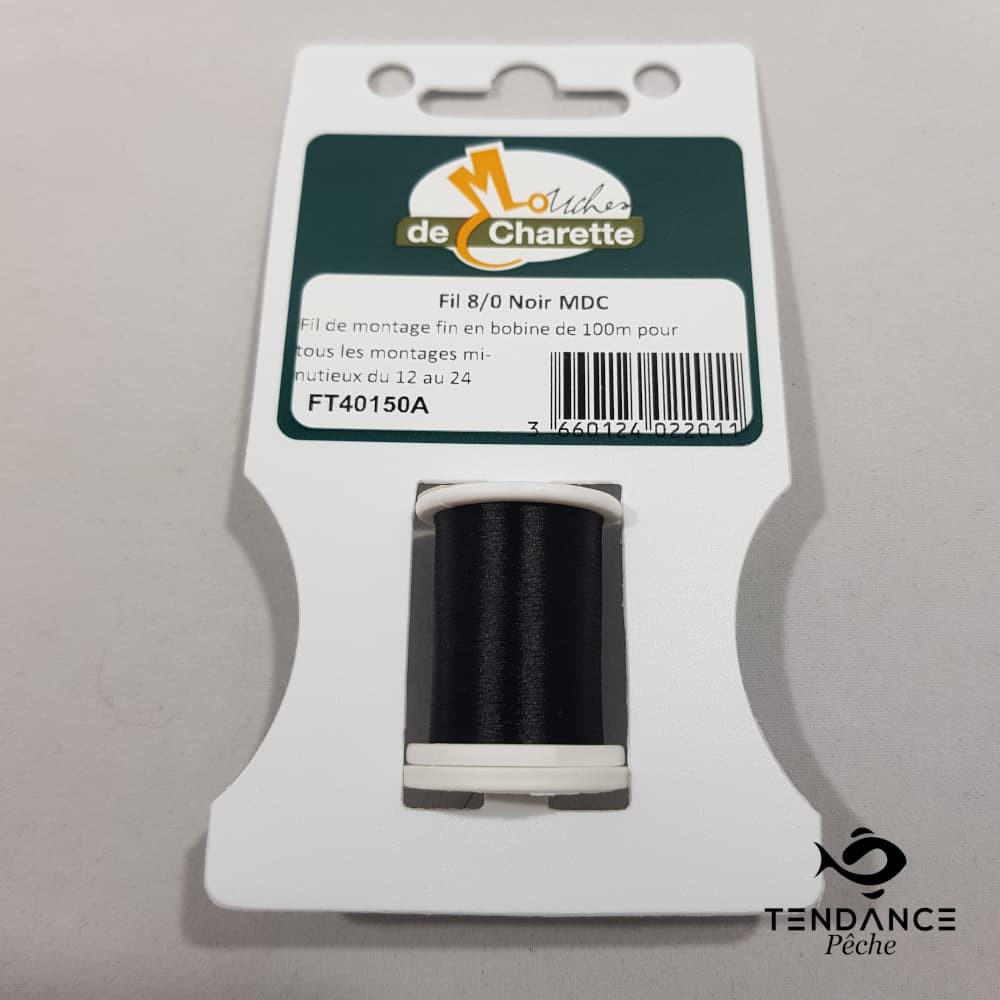 Fil 8/0 - Mouches De Charette - Noir