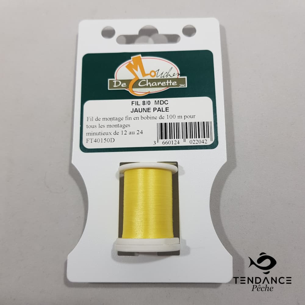 Fil 8/0 - Mouches De Charette - Jaune Pâle 